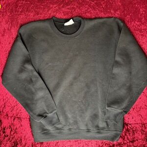 Lee Sweatshirt Mens XL Charcoal Fleece Lined Heavyweight Long Sleeve Crew Neck